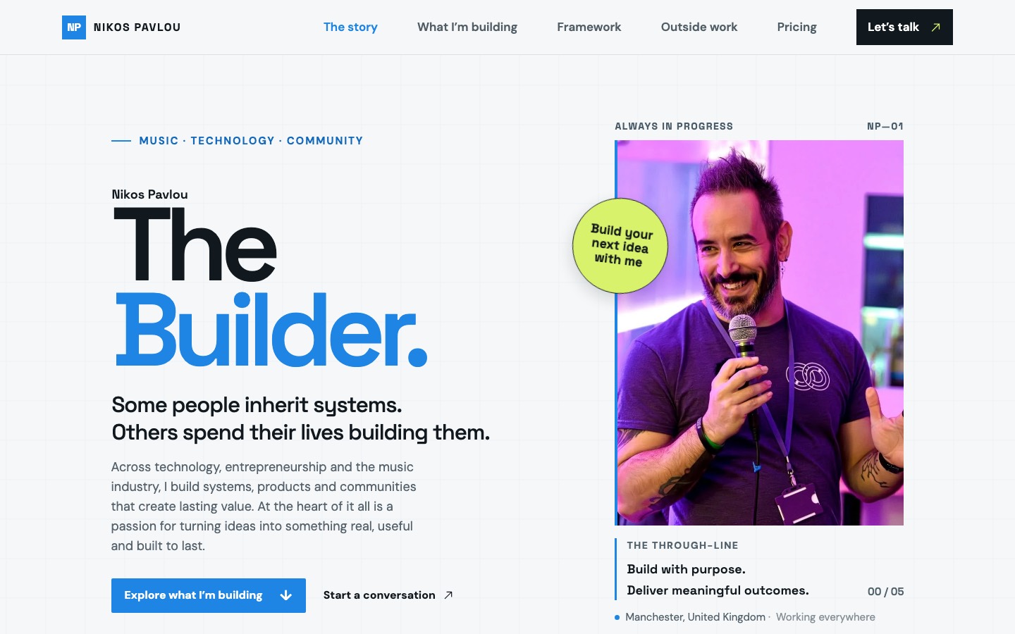 Nikos Pavlou homepage